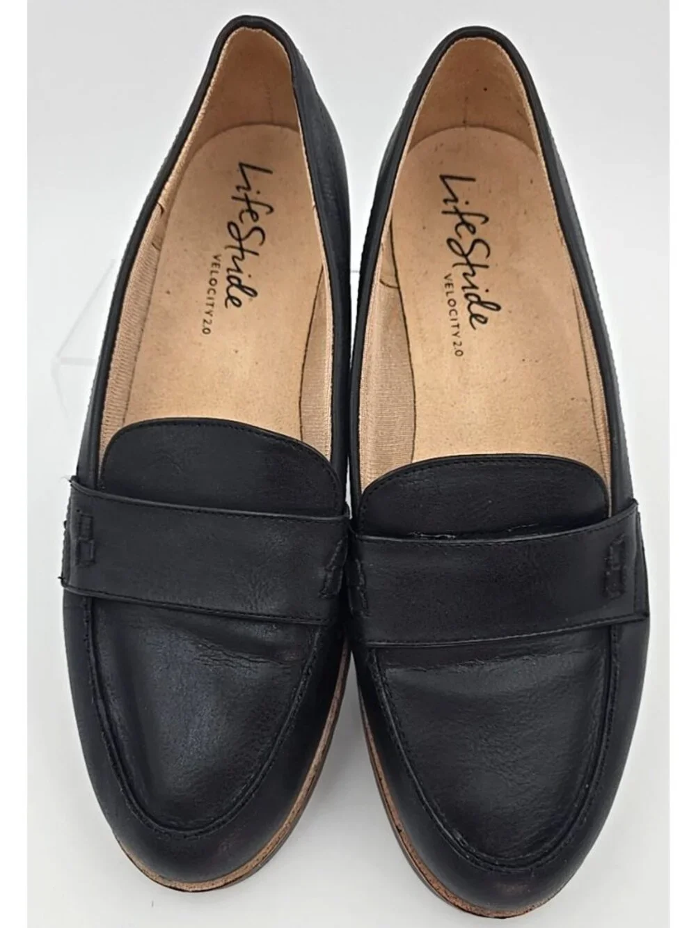 LifeStride Velocity 2.0 Slip On Shoes Black Casual Dress Comfort Women's 8.5 M